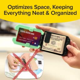 Wallets 4 RFID Blocking Wallet for Men with Removable Money Clip - Slim, Secure and Crush Resistant
