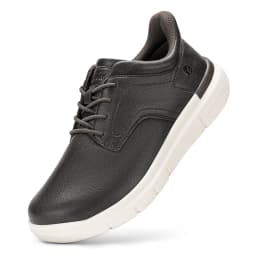 Fitville Men'S Shoes Wide Width Leather Slip-On Casual Shoes Lightweight For Swollen Feet With Arch Support Pain Relief