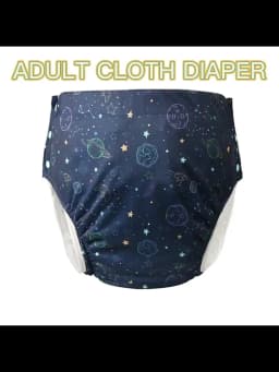 Breathable Adult Cloth Diaper Waterproof Old Man's Diaper Pants Reusable Diapers Trouser Pocket Anti-leak Breathable Nappy Pads