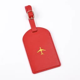 1pc Thicken PU Hot Stamping Aircraft Boarding Pass Luggage Tag Suitcase Name Label Travel Tags Luggage Tags Travel Accessories