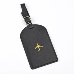 1pc Thicken PU Hot Stamping Aircraft Boarding Pass Luggage Tag Suitcase Name Label Travel Tags Luggage Tags Travel Accessories