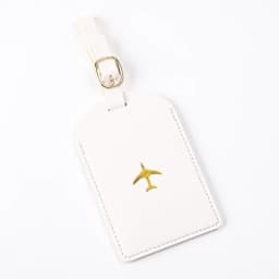 1pc Thicken PU Hot Stamping Aircraft Boarding Pass Luggage Tag Suitcase Name Label Travel Tags Luggage Tags Travel Accessories