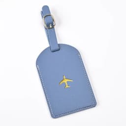 1pc Thicken PU Hot Stamping Aircraft Boarding Pass Luggage Tag Suitcase Name Label Travel Tags Luggage Tags Travel Accessories
