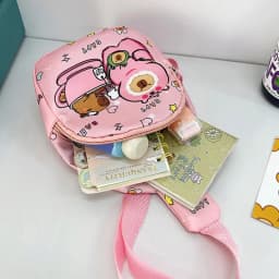 Cute Capybara Shoulder Bag Mini Storage Bag Cartoon Chest Bag Home Decoration Messenger Bag Coin Purse for Kids