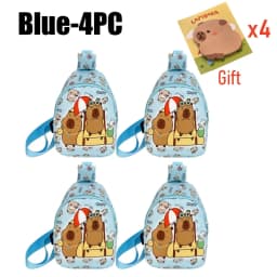 Cute Capybara Shoulder Bag Mini Storage Bag Cartoon Chest Bag Home Decoration Messenger Bag Coin Purse for Kids
