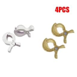 2/4PCS Baby Stroller Clamp Alligator Clip Pram Peg Portable Stroller Hook Baby Car Seat Clips Toddler Baby Stroller Accessories