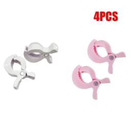 2/4PCS Baby Stroller Clamp Alligator Clip Pram Peg Portable Stroller Hook Baby Car Seat Clips Toddler Baby Stroller Accessories