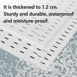 Multifunctional Desktop Standing Pegboard for Home/Office Storage. Freely Combinable Partition Shelf Set.