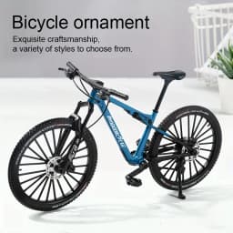 Vintage Metal Mountain Bike Model Desktop Mini Alloy Classic Bicycle Toy Die-Cast Finger Model Home Decoration