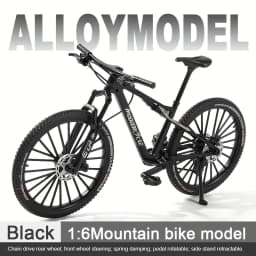 Vintage Metal Mountain Bike Model Desktop Mini Alloy Classic Bicycle Toy Die-Cast Finger Model Home Decoration
