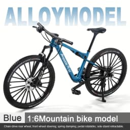 Vintage Metal Mountain Bike Model Desktop Mini Alloy Classic Bicycle Toy Die-Cast Finger Model Home Decoration