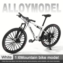 Vintage Metal Mountain Bike Model Desktop Mini Alloy Classic Bicycle Toy Die-Cast Finger Model Home Decoration