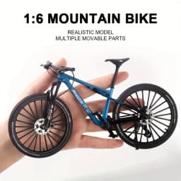 Vintage Metal Mountain Bike Model Desktop Mini Alloy Classic Bicycle Toy Die-Cast Finger Model Home Decoration