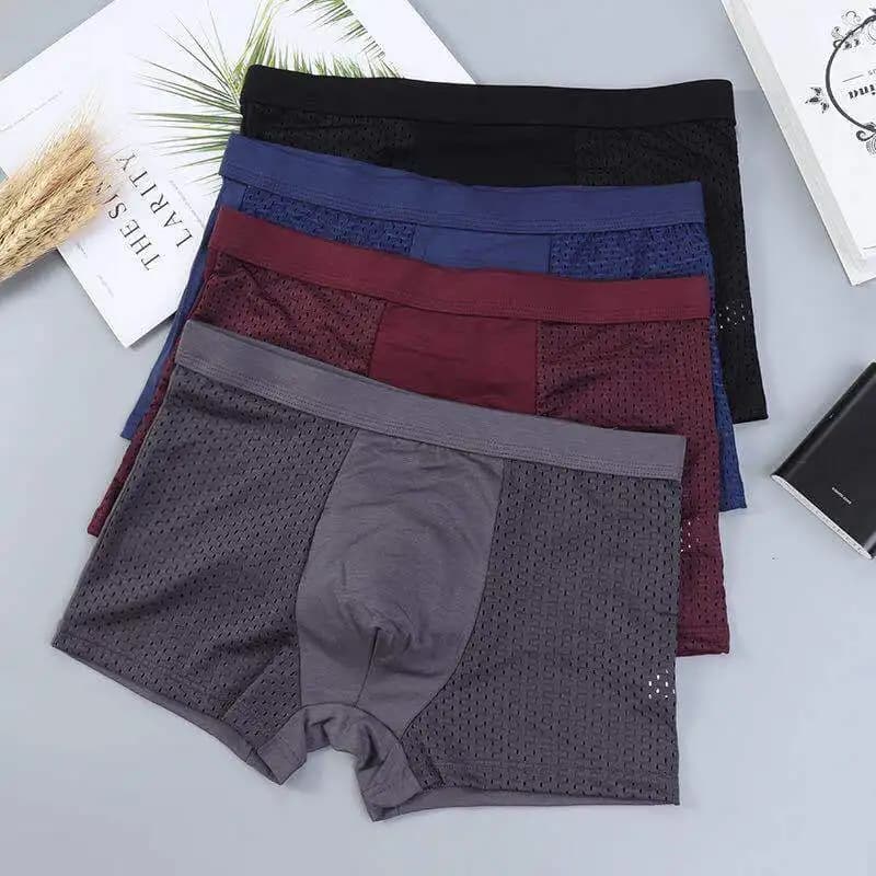 Men's Panties Nylon Underwear Men Shorts Summer Men's Underwear Fashion Soft Underwear Male Personality Multicolor Boxer Shorts