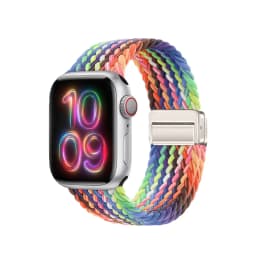 Nylon Braided Band Strap Compatible For Apple Watch S10 46mm 44mm 40mm 45mm 49mm 41mm 38mm iWatch series se 10 7 3 5 6 8 9 Ultra