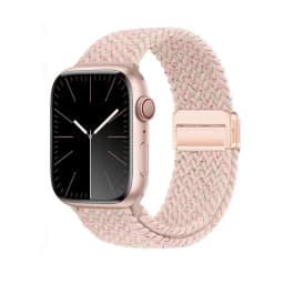 Nylon Braided Band Strap Compatible For Apple Watch S10 46mm 44mm 40mm 45mm 49mm 41mm 38mm iWatch series se 10 7 3 5 6 8 9 Ultra