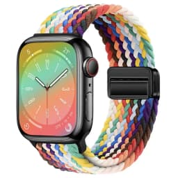 Nylon Braided Band Strap Compatible For Apple Watch S10 46mm 44mm 40mm 45mm 49mm 41mm 38mm iWatch series se 10 7 3 5 6 8 9 Ultra