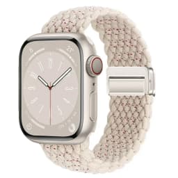 Nylon Braided Band Strap Compatible For Apple Watch S10 46mm 44mm 40mm 45mm 49mm 41mm 38mm iWatch series se 10 7 3 5 6 8 9 Ultra