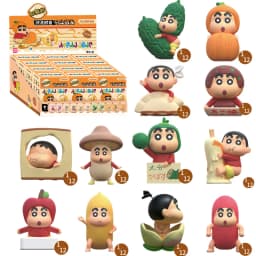 JANDOOM Crayon Shin-Chan Anime Figure Creative Peripheral Dinosaur Diary Baby Rice Grain Doll Model Blind Boxs Toy Birthday Gift