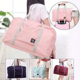 1 Set of Foldable Large Capacity Travel Luggage Bag, Expandable Fitness Bag, Sports Carry-On, Weekend Luggage Check-In