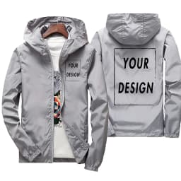 2025 Spring And Autumn Men windbreaker hooded fallow jacket Travel Camp Out Mountain Climbing zipper Men windbreaker jacket