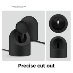 Compatible with Samsung Galaxy Watch 7 6 5 Charger Stand 40 44 46mm Galaxy Watch 5Pro Charger Silicone Stand Charging Base