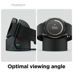 Compatible with Samsung Galaxy Watch 7 6 5 Charger Stand 40 44 46mm Galaxy Watch 5Pro Charger Silicone Stand Charging Base