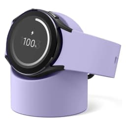 Compatible with Samsung Galaxy Watch 7 6 5 Charger Stand 40 44 46mm Galaxy Watch 5Pro Charger Silicone Stand Charging Base
