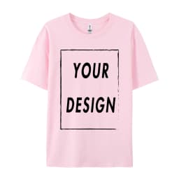 180g Custom Women Men Customised Printed 100% Cotton Short Sleeve Your Logo Photo Brand Text Tee Personalize Graphic Clothing