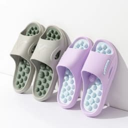 Summer Women Massage Slippers PVC Non-slip Unisex Home Slippers Comfortable Lightweight Indoor Outdoor Slides