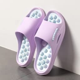 Summer Women Massage Slippers PVC Non-slip Unisex Home Slippers Comfortable Lightweight Indoor Outdoor Slides