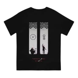 Twenty One Pilots Band World Tour Back T-shirt Women Men Short Sleeve Oversized Rapper Hip Hop Punk Street Harajuku Unisex Tees
