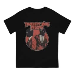 Twenty One Pilots Band World Tour Back T-shirt Women Men Short Sleeve Oversized Rapper Hip Hop Punk Street Harajuku Unisex Tees