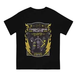 Twenty One Pilots Band World Tour Back T-shirt Women Men Short Sleeve Oversized Rapper Hip Hop Punk Street Harajuku Unisex Tees