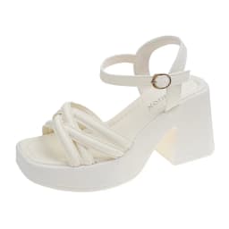 2025 New Summer Casual Waterproof Women's Sandals Fashionable Increased Heel Platform Wedges Stylish Roman Loafers for Women