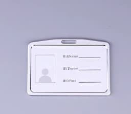 Fashion Cerdit Card Holder Lanyard Aluminum Alloy Work ID Card Holder Business Work Card ID Badge Holder Student Bus Cards Case