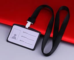 Fashion Cerdit Card Holder Lanyard Aluminum Alloy Work ID Card Holder Business Work Card ID Badge Holder Student Bus Cards Case