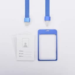 Fashion Cerdit Card Holder Lanyard Aluminum Alloy Work ID Card Holder Business Work Card ID Badge Holder Student Bus Cards Case