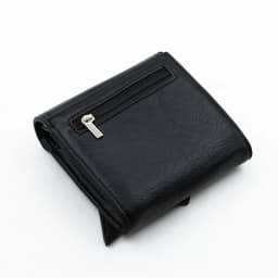 Vegan Black faux leather bat wing wallet Money Card Holders with 3 card slots，Gothic man Handbags Clutch
