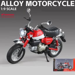 1:9 Honda Monkey 125 MINI Alloy Die Cast Motorcycle Model Toy Vehicle Collection Sound and Light Off Road Autocycle Toys Car