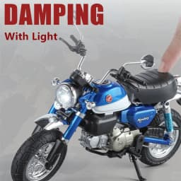 1:9 Honda Monkey 125 MINI Alloy Die Cast Motorcycle Model Toy Vehicle Collection Sound and Light Off Road Autocycle Toys Car