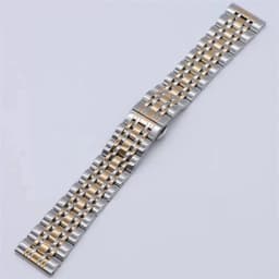 6021# Stainless Steel Solid Seven Bead Watch Band 10 12 13 14 15 16 17 18 19 20 21 22 23 24mm Watch Accessories Watch Straps
