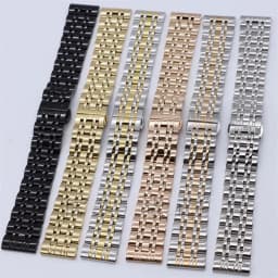 6021# Stainless Steel Solid Seven Bead Watch Band 10 12 13 14 15 16 17 18 19 20 21 22 23 24mm Watch Accessories Watch Straps