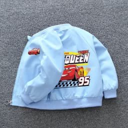 Disney Pixar Cars Lightning McQueen Jackets 2025 Spring Autumn Baby Boys Zipper Casual Coats Kids Clothes Windbreaker Outerwear