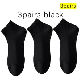 Men's Mulberry Silk & Modal Blend Mid-Calf Socks - Summer Breathable Mesh, Antibacterial Anti-Odor, Thin Black Business Socks