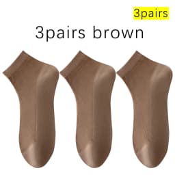 Men's Mulberry Silk & Modal Blend Mid-Calf Socks - Summer Breathable Mesh, Antibacterial Anti-Odor, Thin Black Business Socks