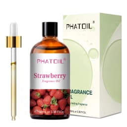 PHATOIL 1PCS 100ml Fragrance Oil For Diffuser Aromatherapy Fruit Carnival Coconut & Vanilla Almond Vanilla Strawberry Aroma Oils