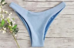 Sexy Bikini Bottoms Women's 2025 Swimsuit Low Waisted Bottom Solid Color Swimwear Thong Beachwear Brazilian Bathing Suit Summer