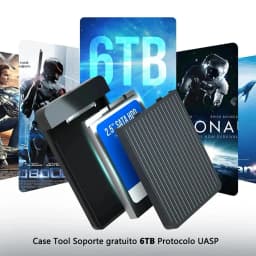 2.5 Inch SSD Case External Hard Disk Drive Adapter SATA HDD Enclosure USB C 3.1 6Gbps For PC MacBook Laptop HD Disk Storage Box