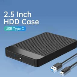 2.5 Inch SSD Case External Hard Disk Drive Adapter SATA HDD Enclosure USB C 3.1 6Gbps For PC MacBook Laptop HD Disk Storage Box